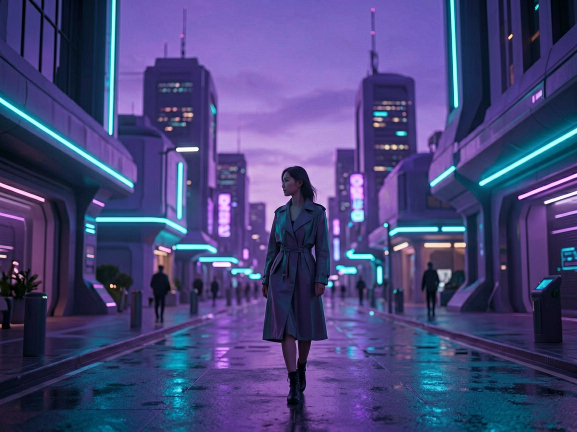 赛博城市 AI素材 0074