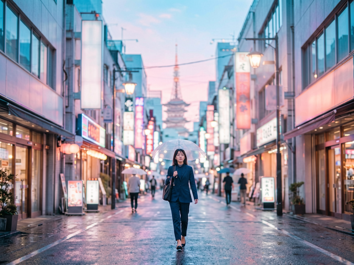 霓虹街区 AI素材 0013