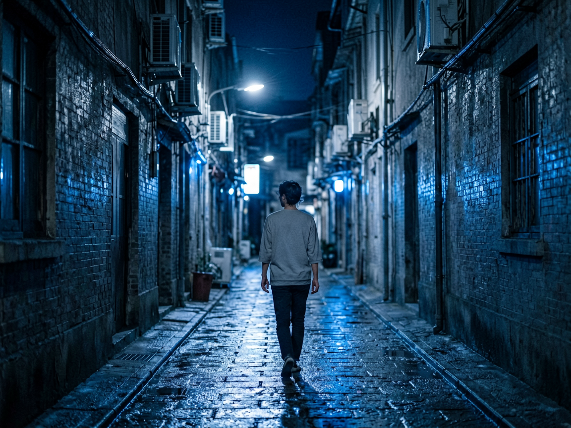 霓虹街区 AI素材 0016