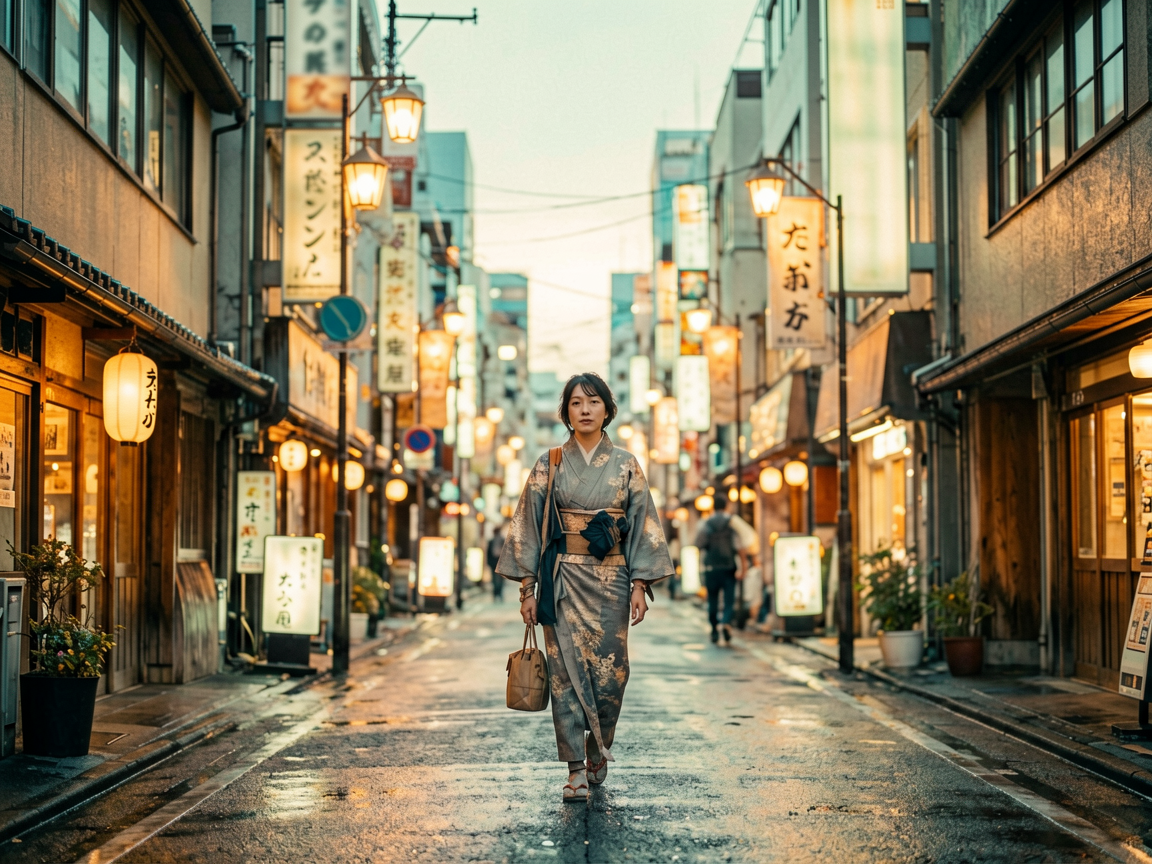 霓虹街区 AI素材 0043