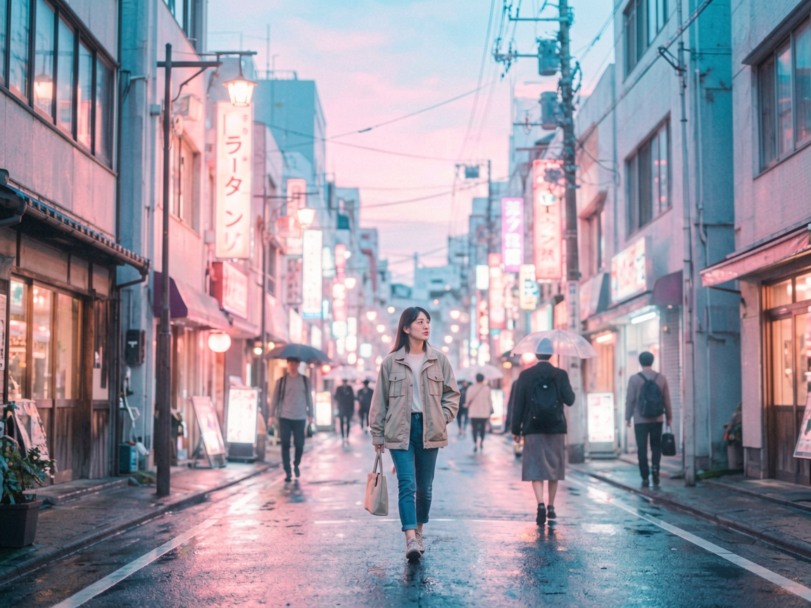 霓虹街区 AI素材 0048