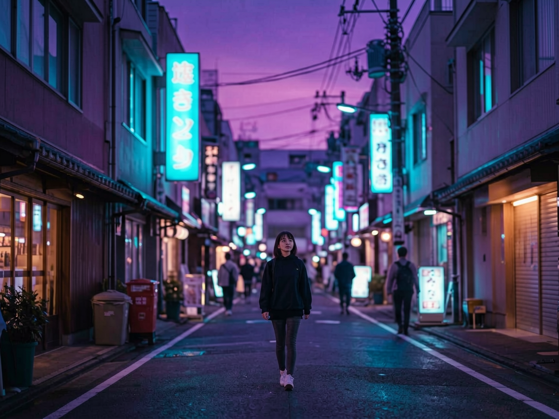 霓虹街区 AI素材 0053