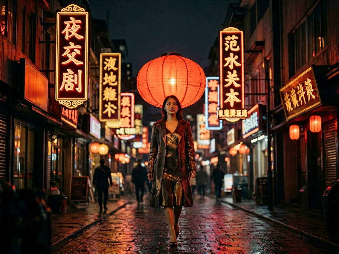 霓虹街区 AI素材 0054