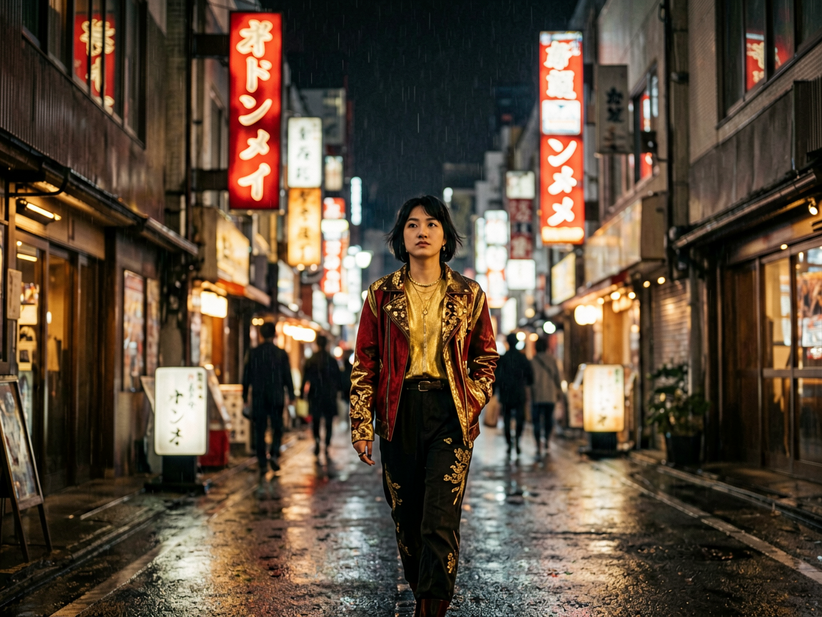 霓虹街区 AI素材 0068