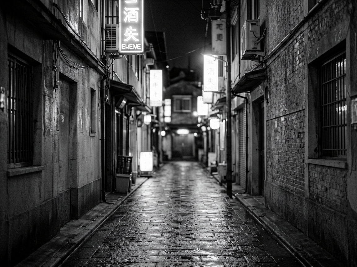 霓虹街区 AI素材 0091