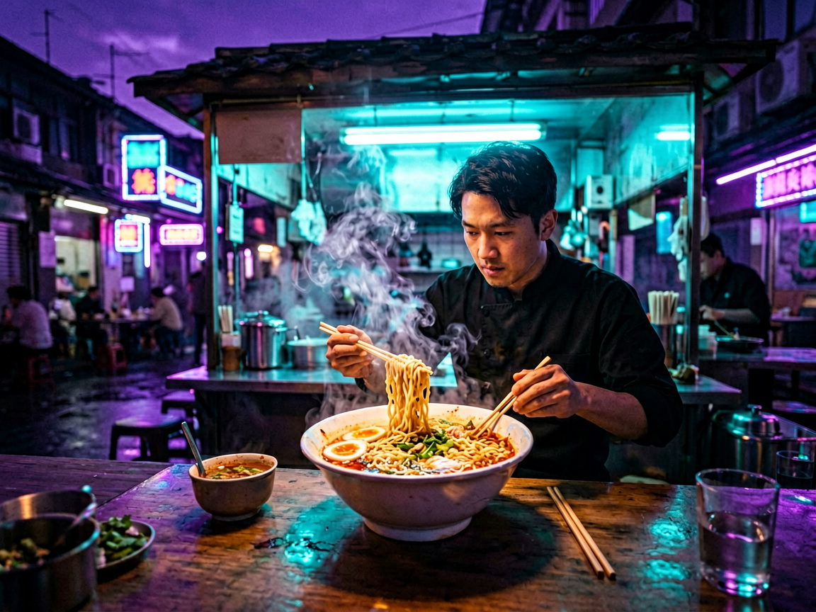 霓虹街区 AI素材 0095