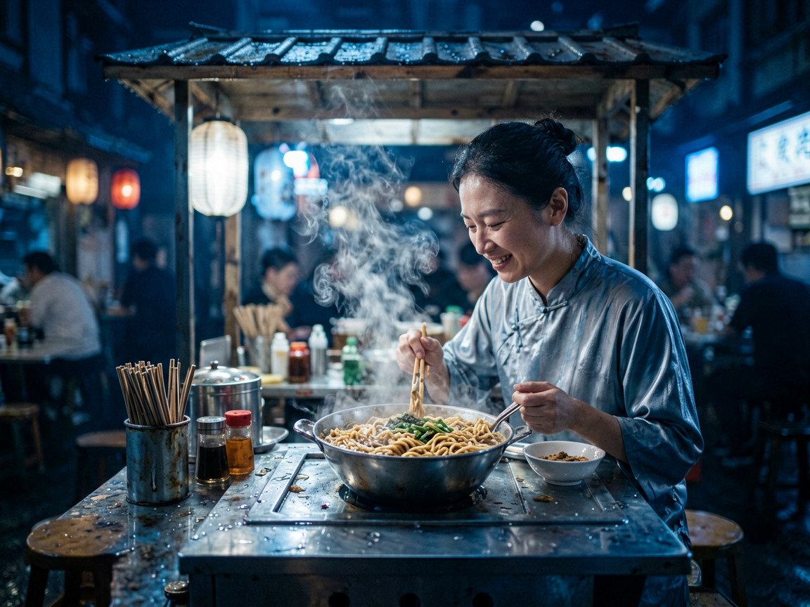 霓虹街区 AI素材 0100
