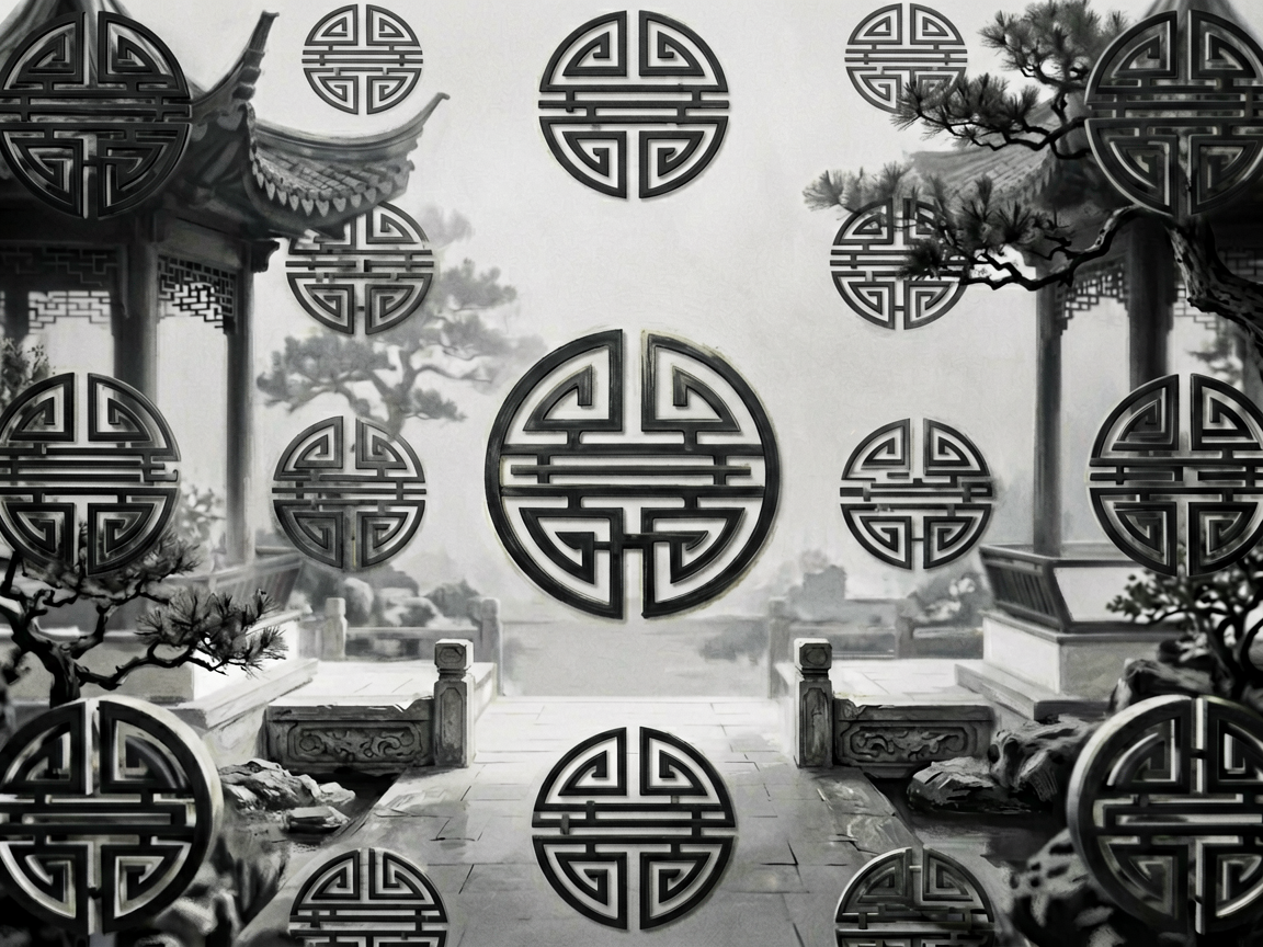 国潮纹样 AI素材 0021