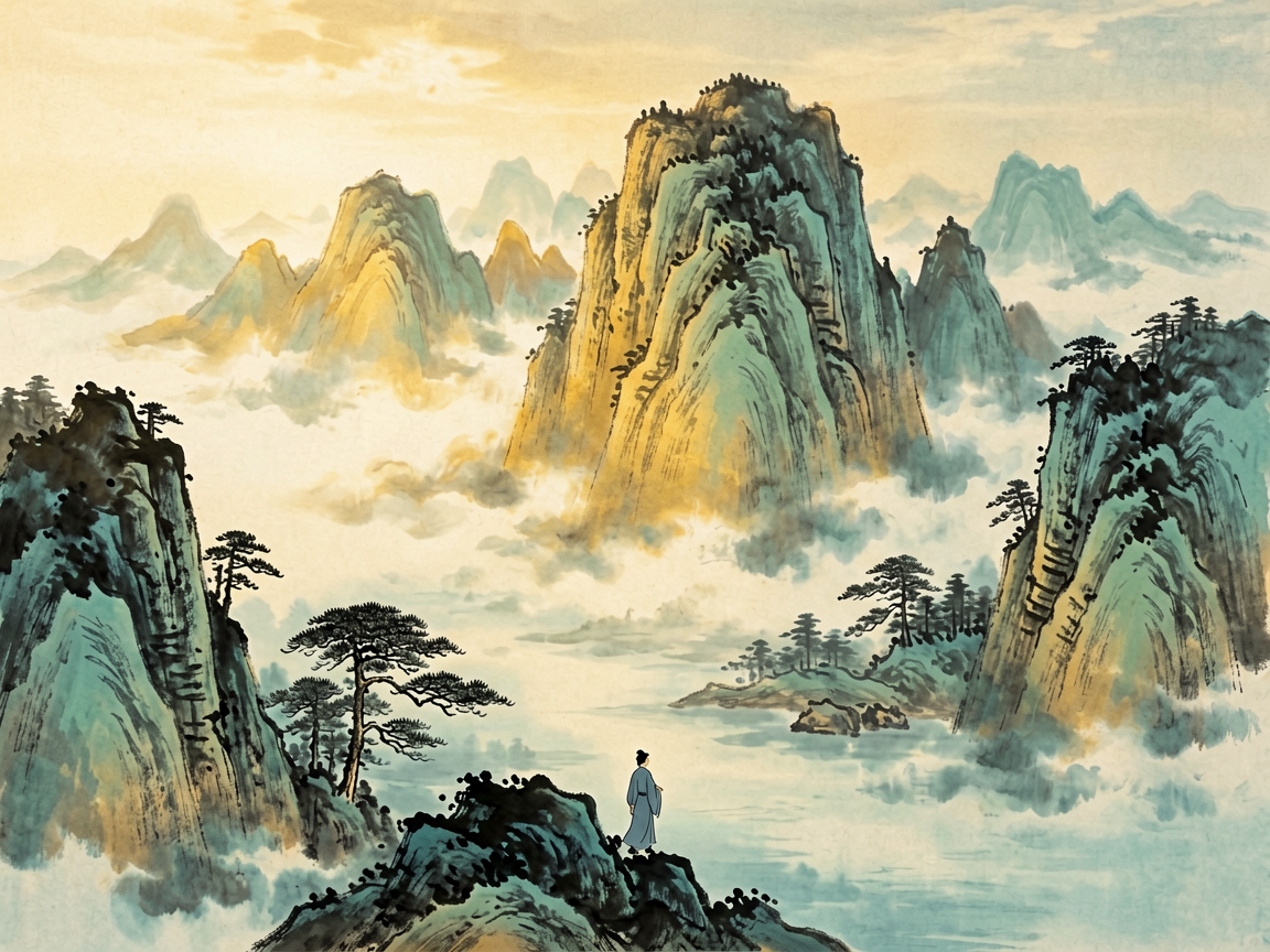 山水古风 AI素材 0001