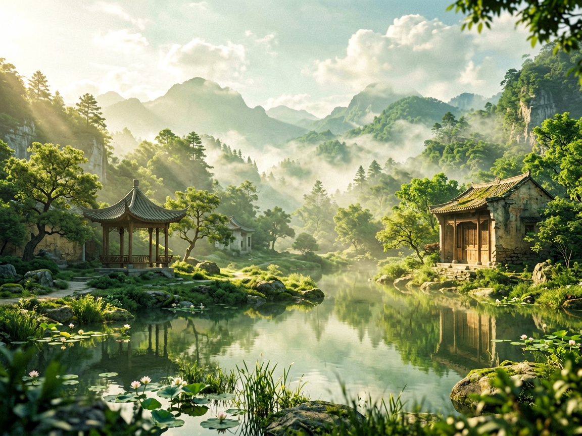 山水古风 AI素材 0010