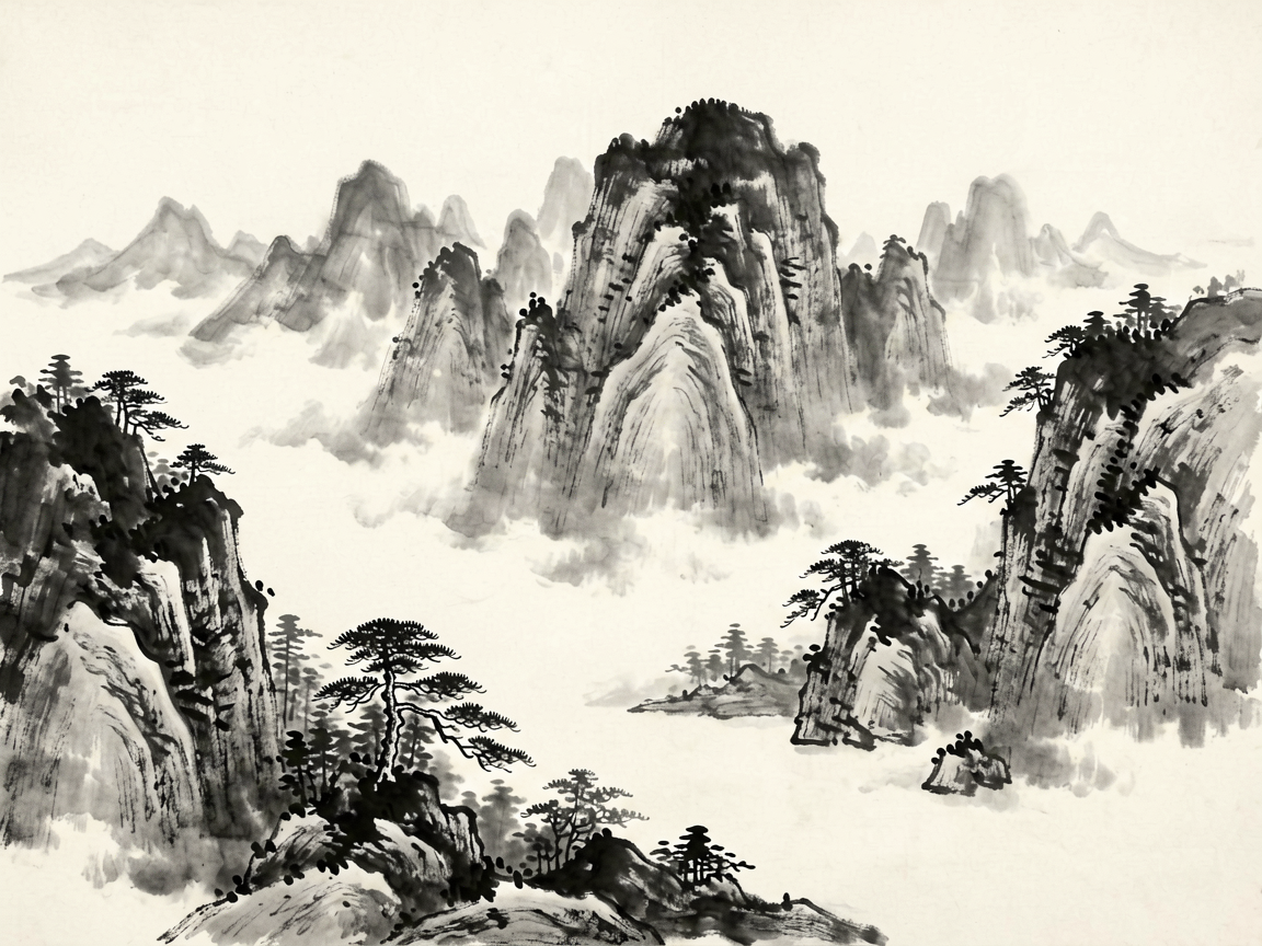 山水古风 AI素材 0021