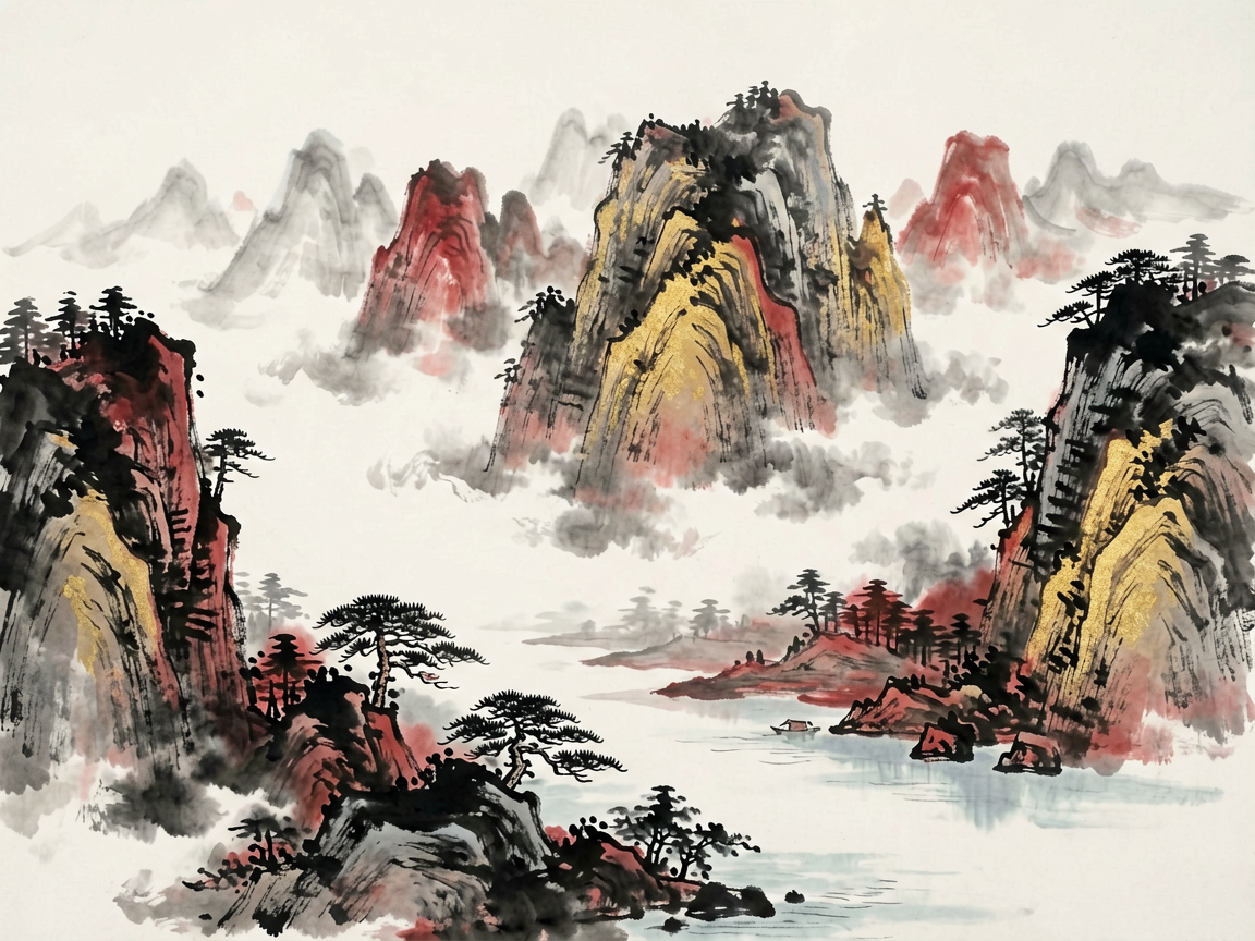 山水古风 AI素材 0026