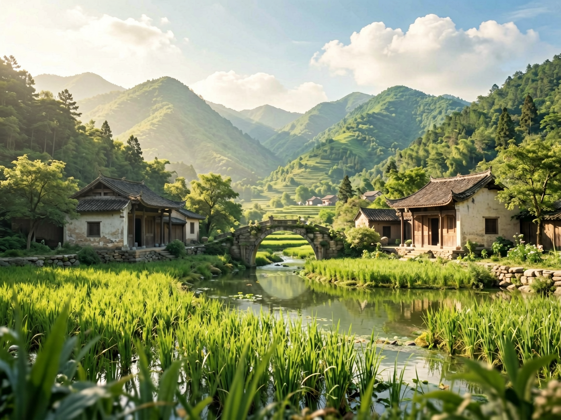 山水古风 AI素材 0045