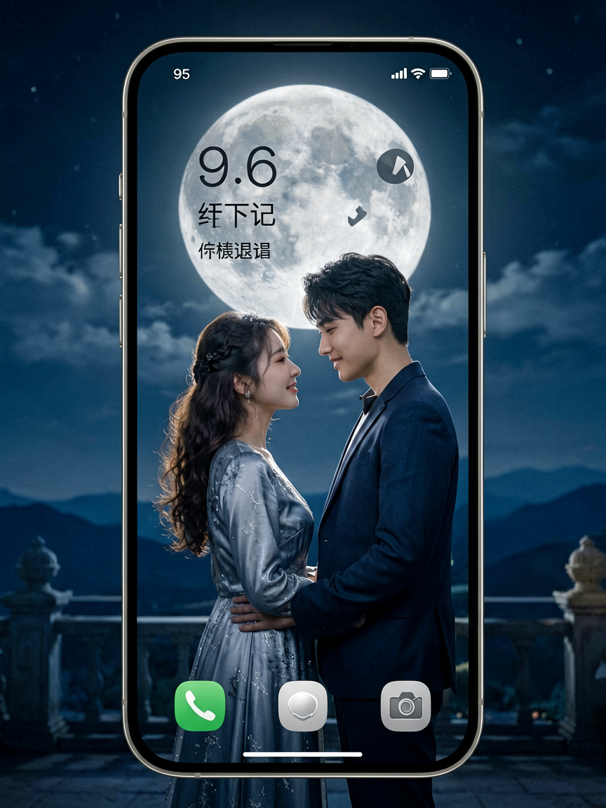 情侣壁纸 AI素材 0051