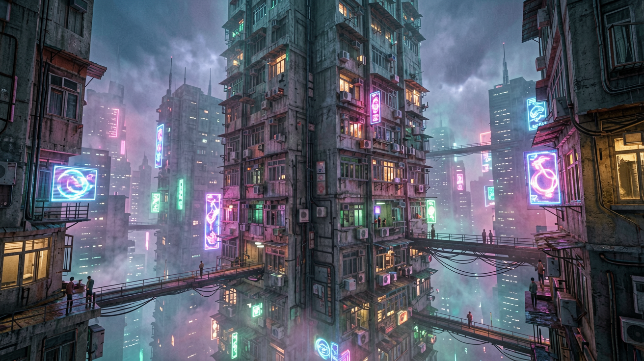 赛博城市 AI素材 0005