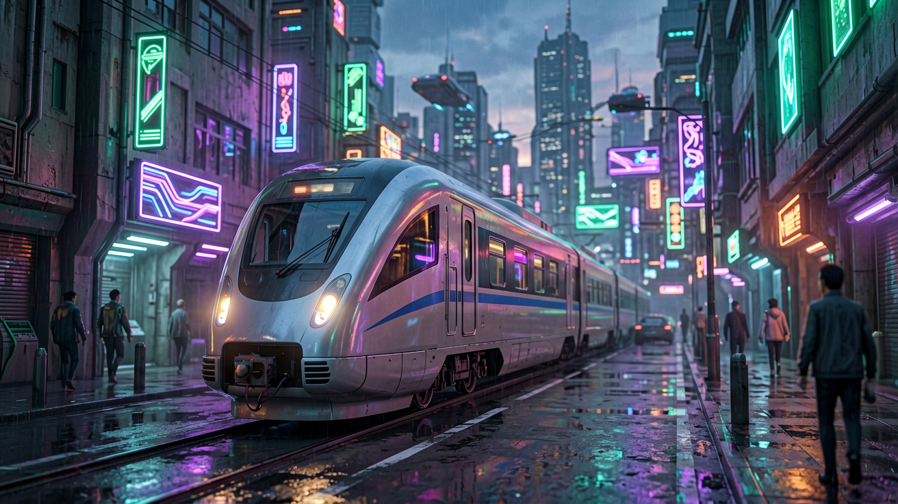 赛博城市 AI素材 0013