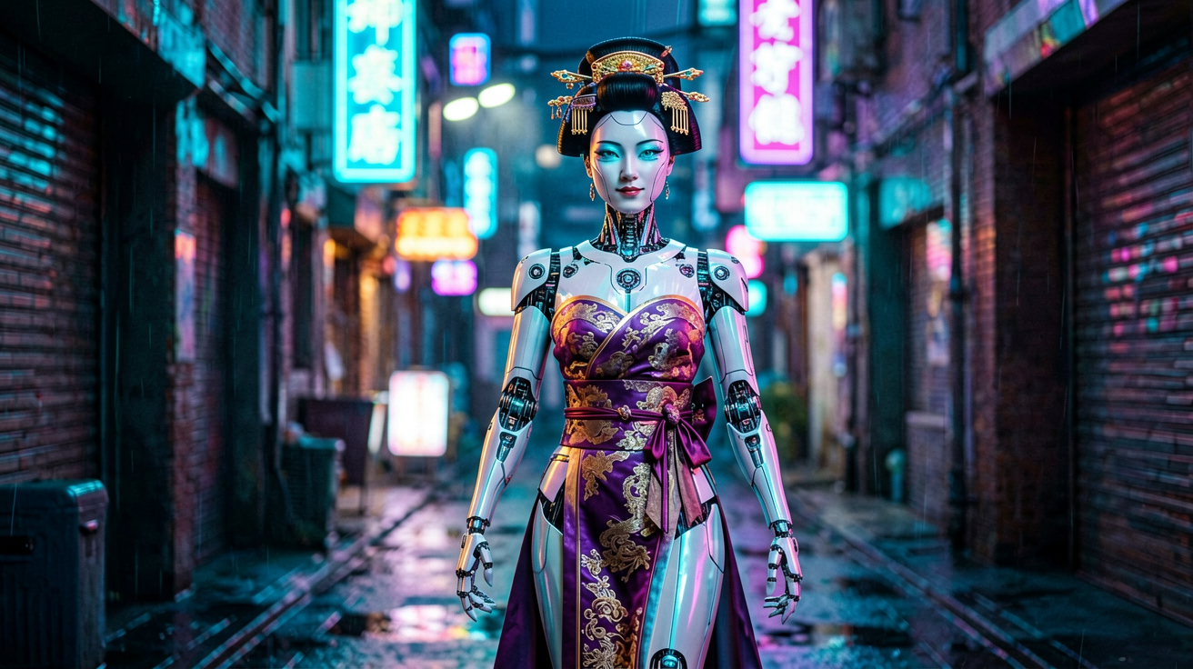 赛博朋克 AI素材 0001
