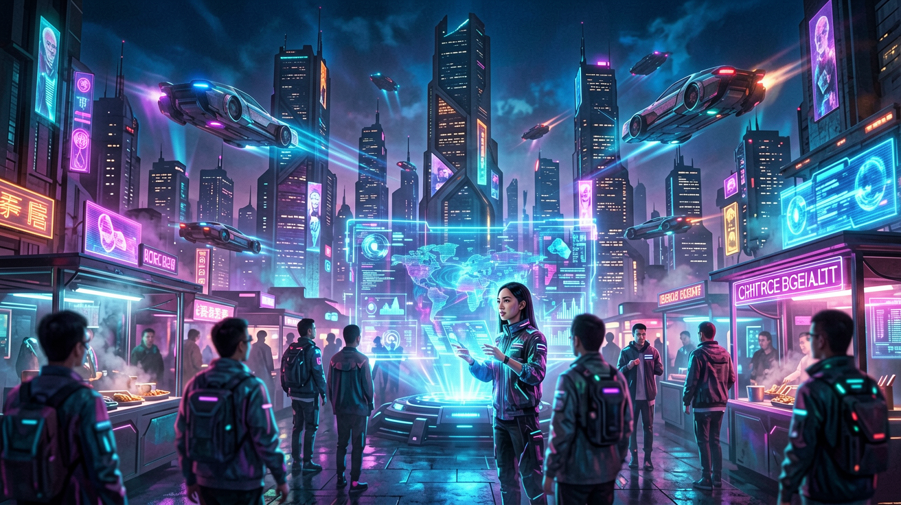 赛博朋克 AI素材 0003