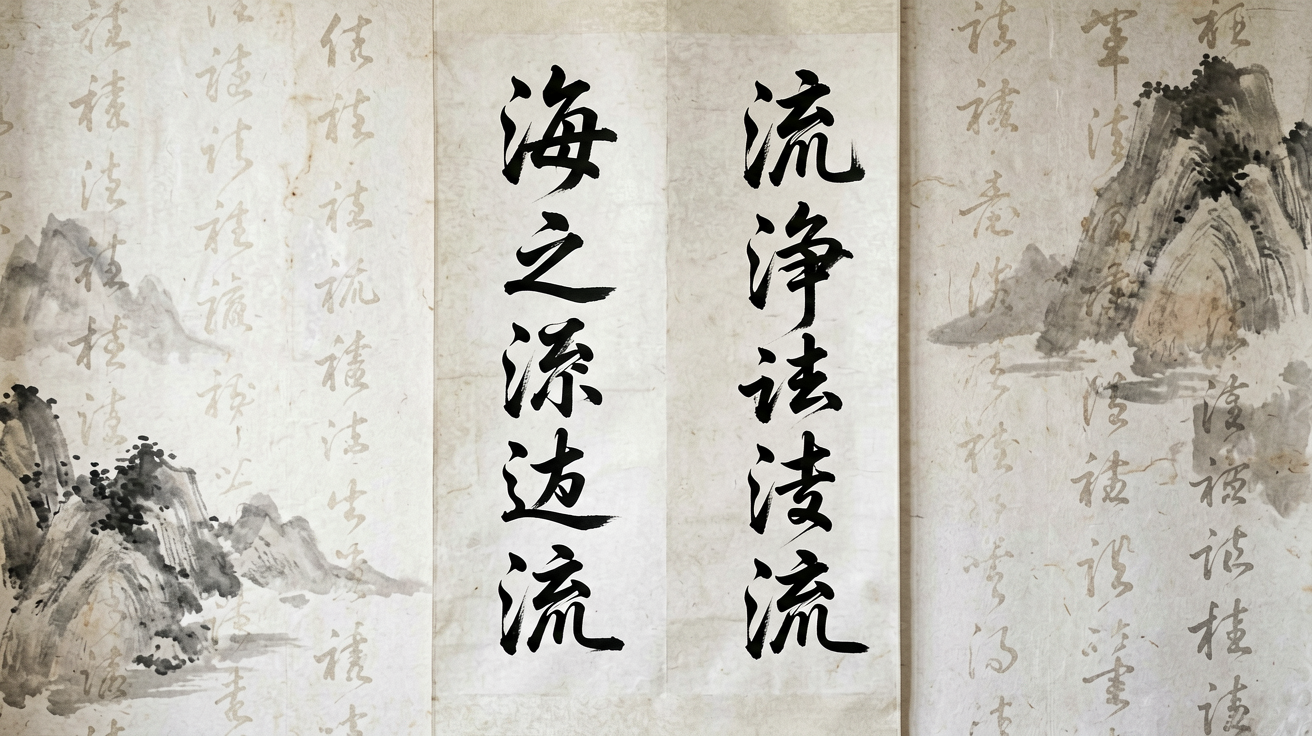 书法字体 AI素材 0020