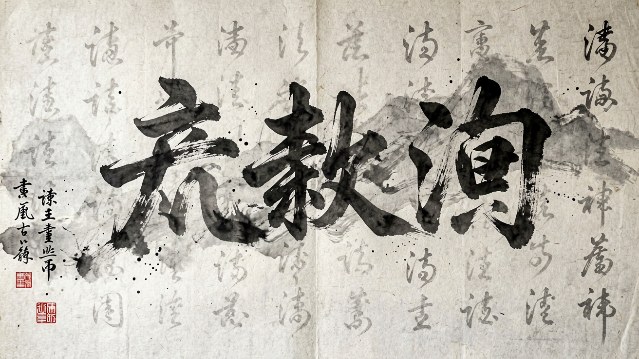 书法字体 AI素材 0021