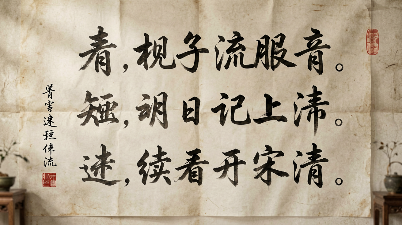 书法字体 AI素材 0030