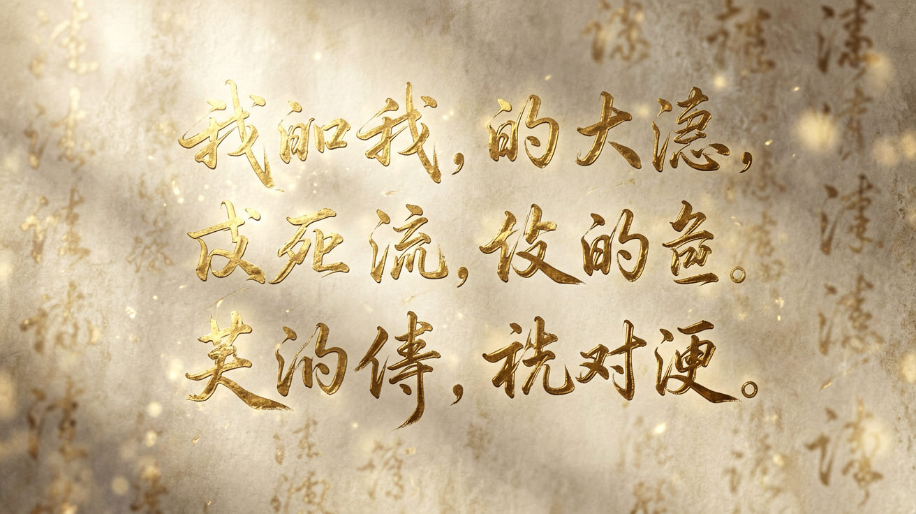 书法字体 AI素材 0042