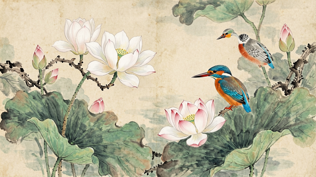 国风花鸟 AI素材 0019
