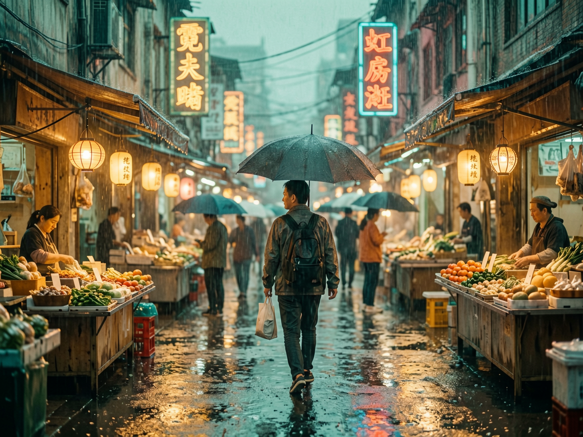 霓虹街区 AI素材 007