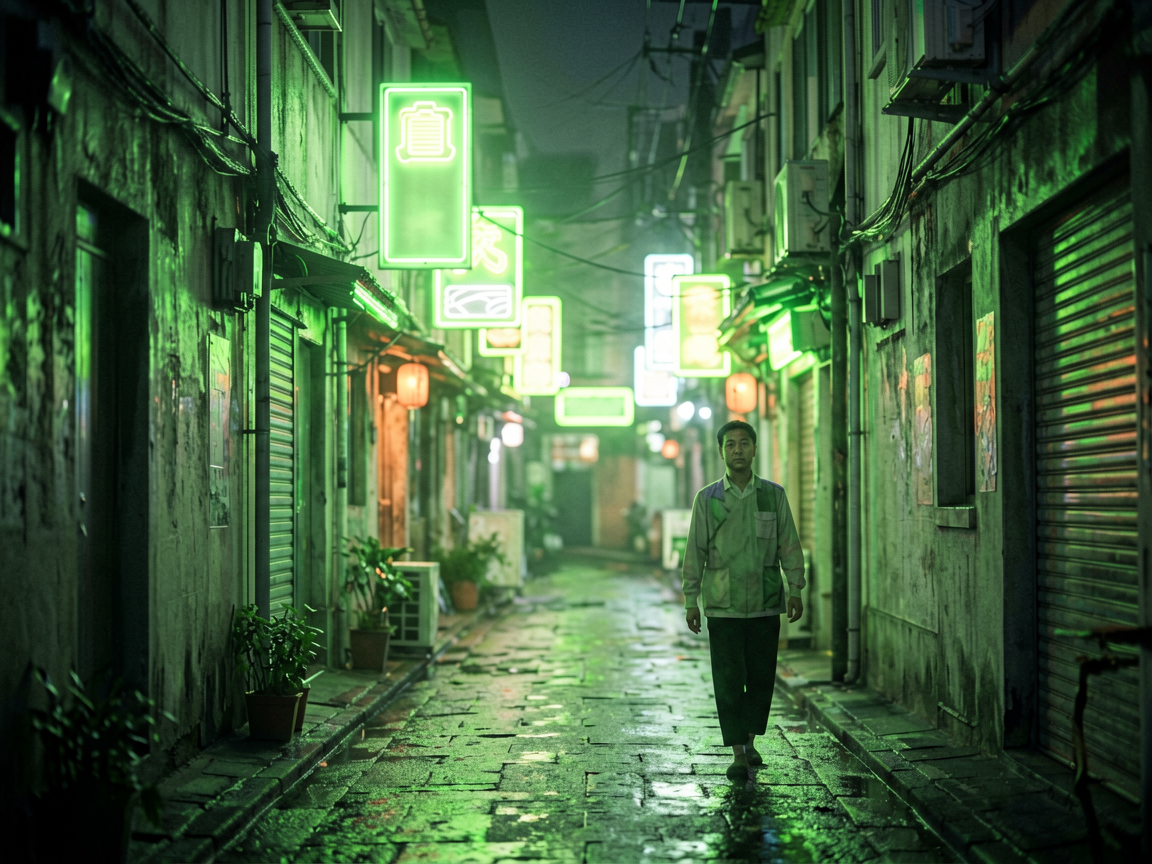 霓虹街区 AI素材 016