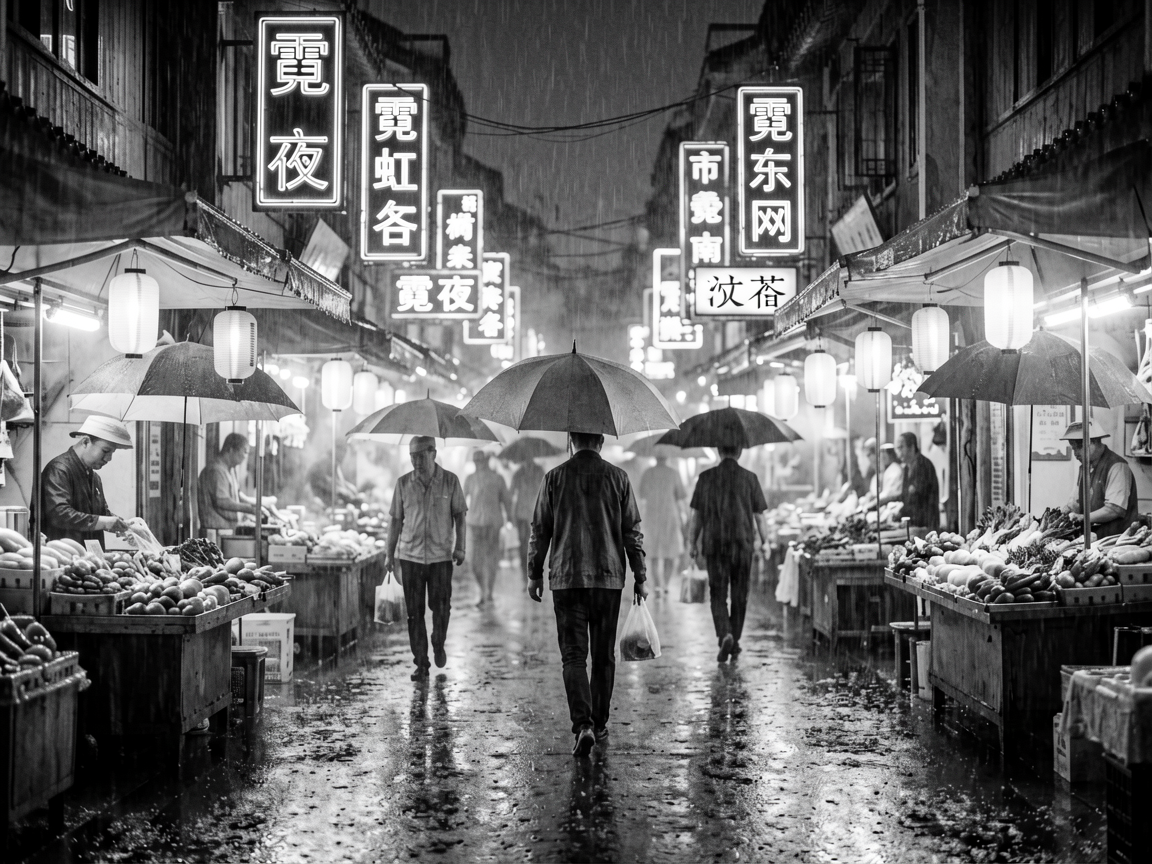 霓虹街区 AI素材 027