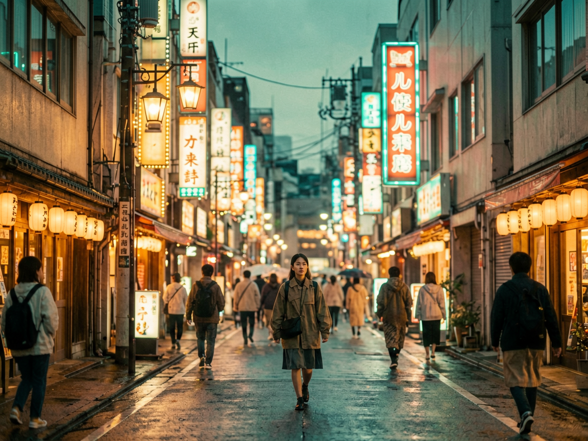霓虹街区 AI素材 028