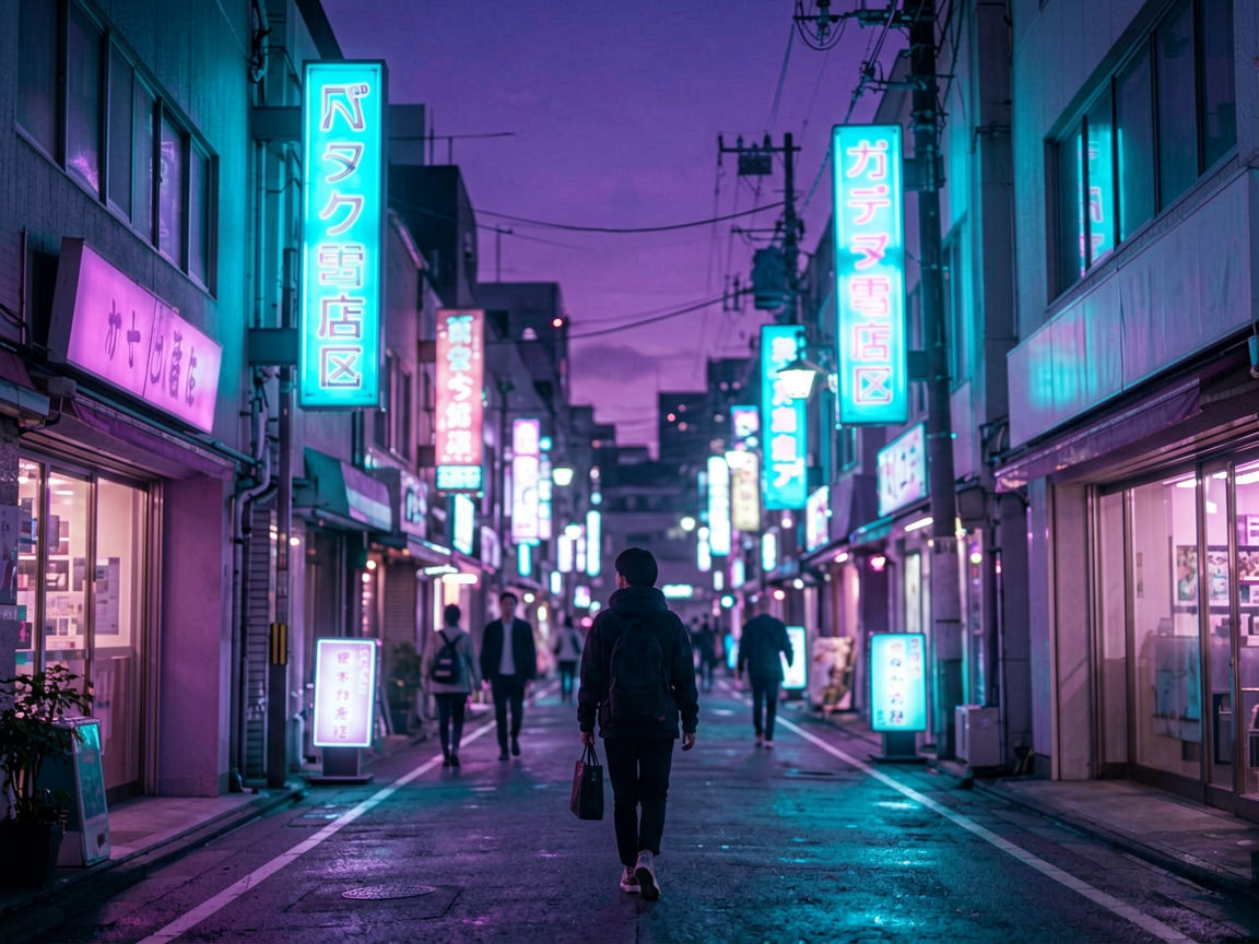 霓虹街区 AI素材 038