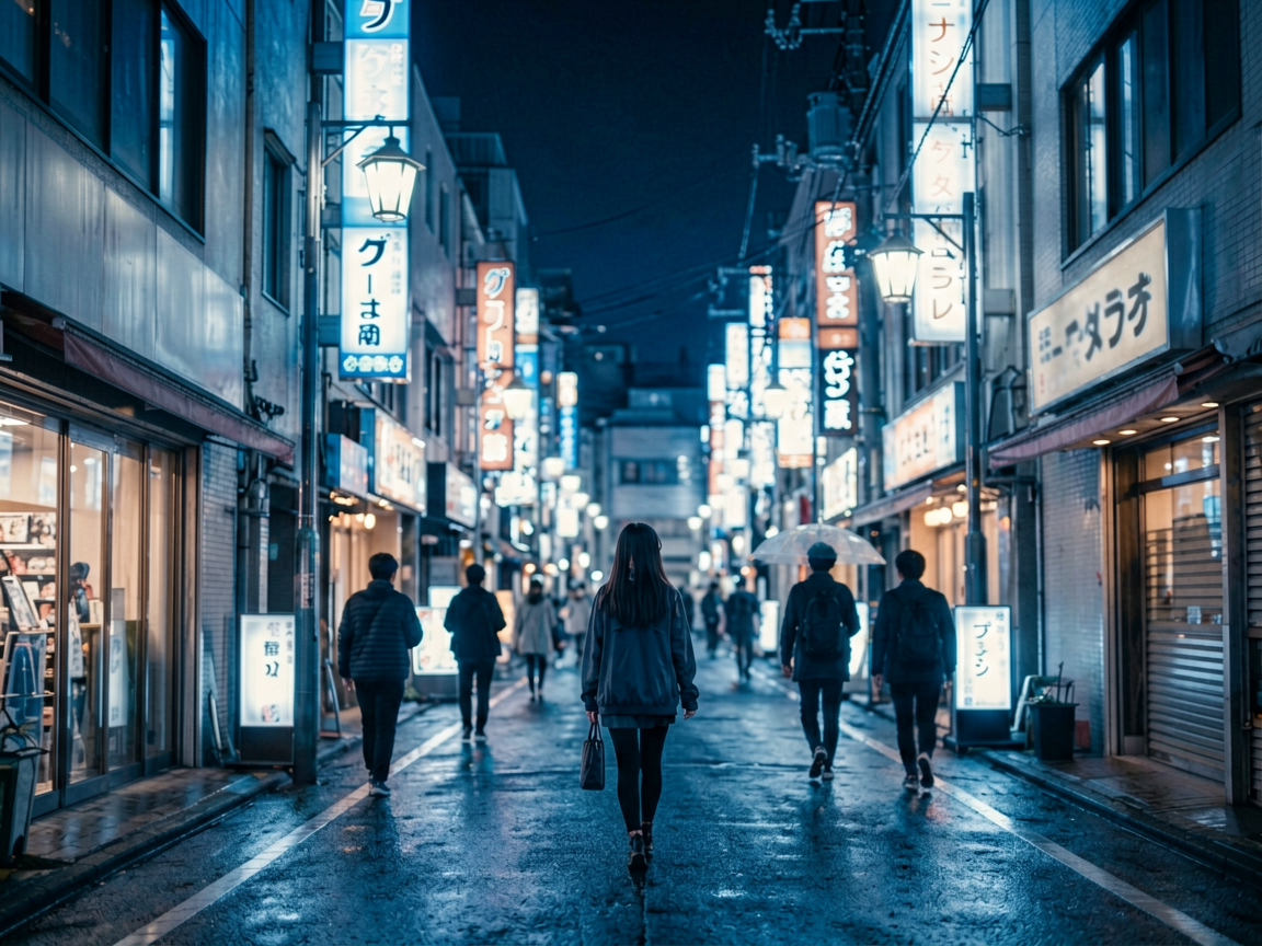 霓虹街区 AI素材 043