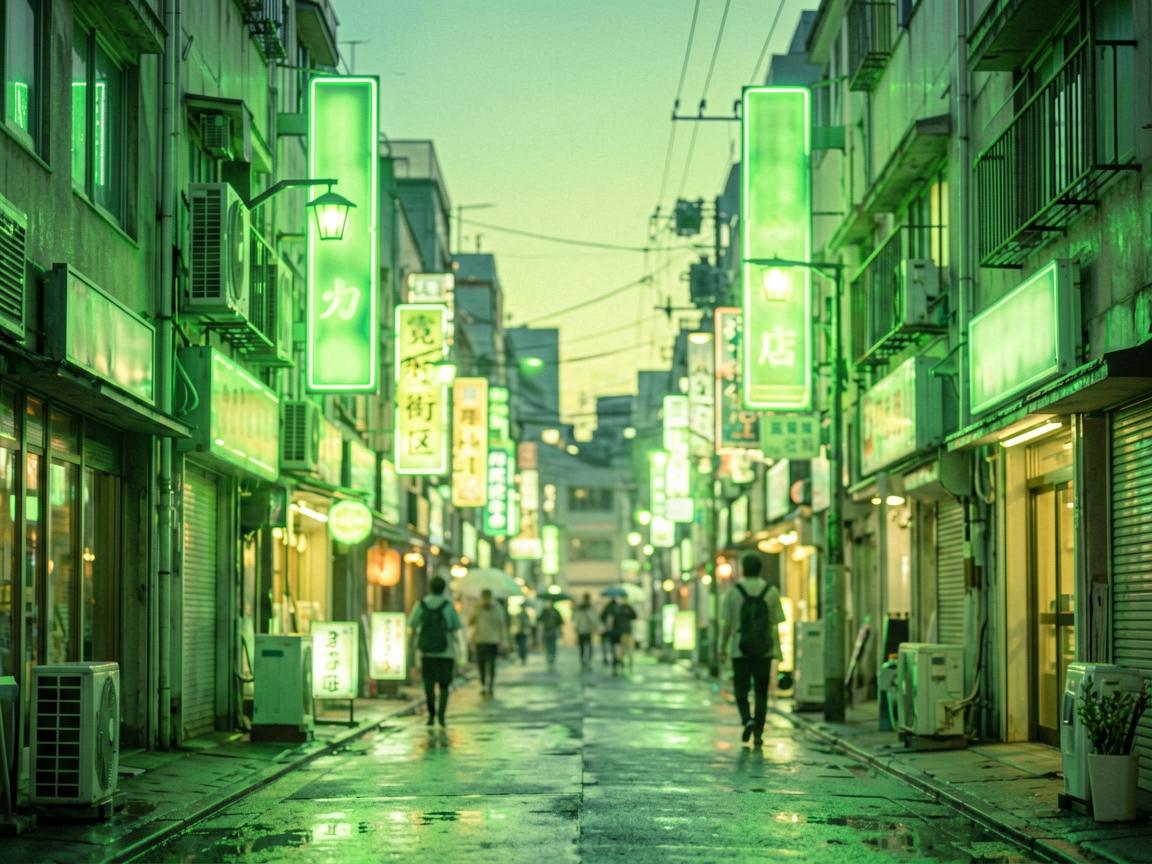 霓虹街区 AI素材 044