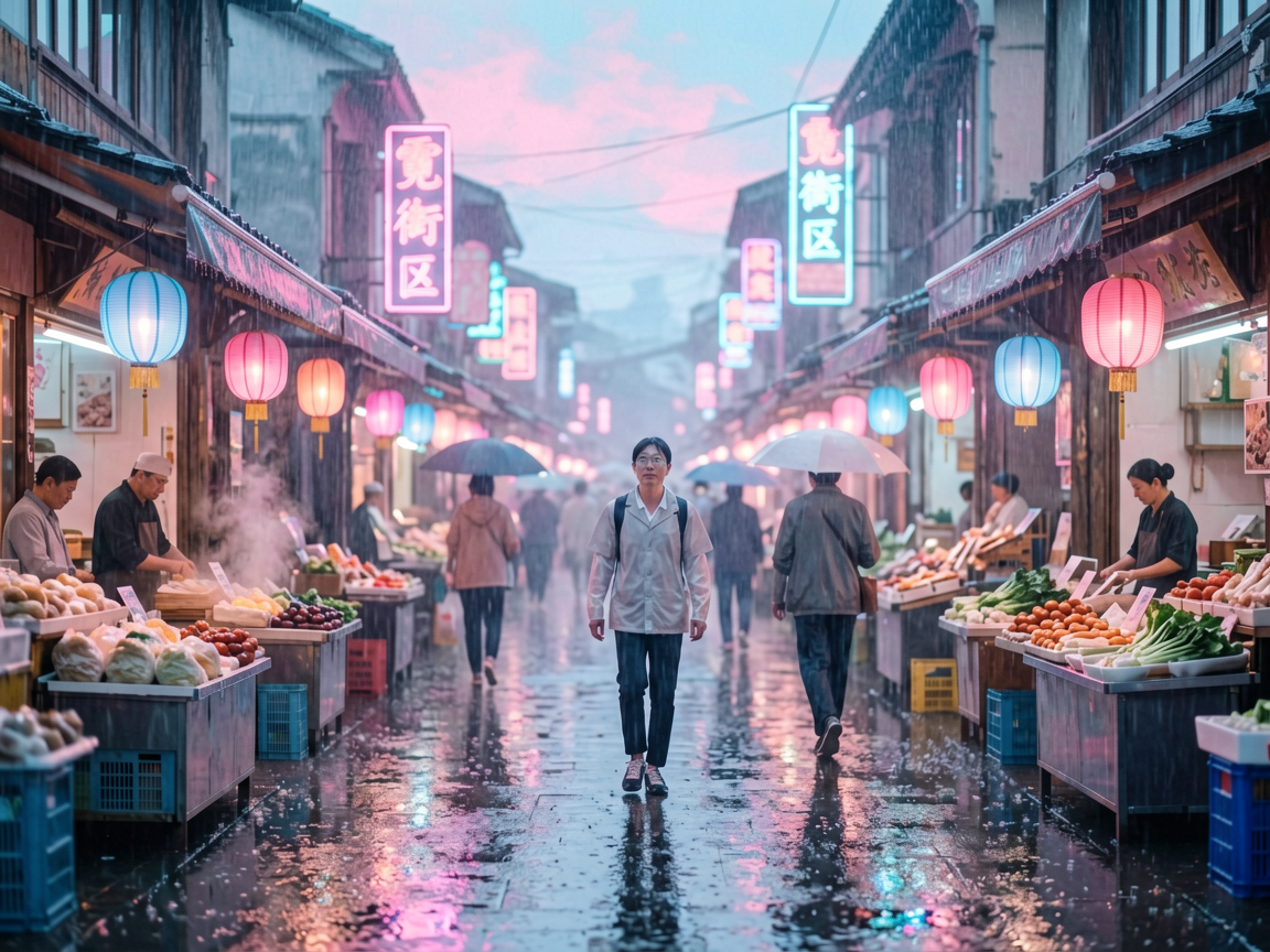 霓虹街区 AI素材 047