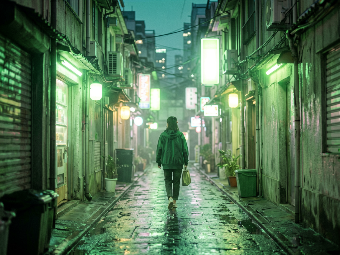 霓虹街区 AI素材 051