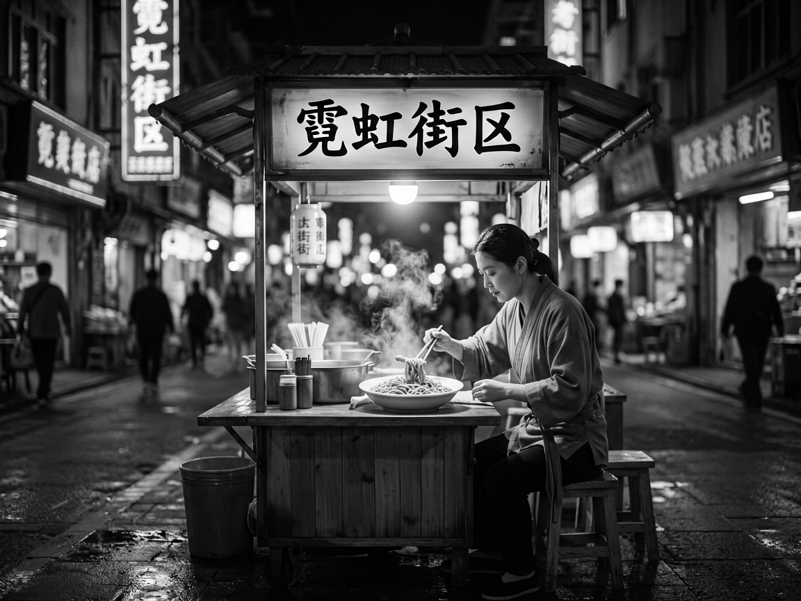 霓虹街区 AI素材 055