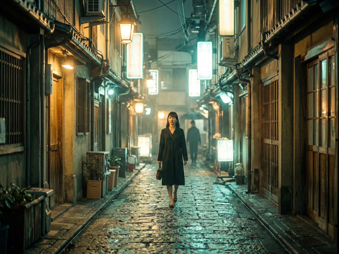 霓虹街区 AI素材 056