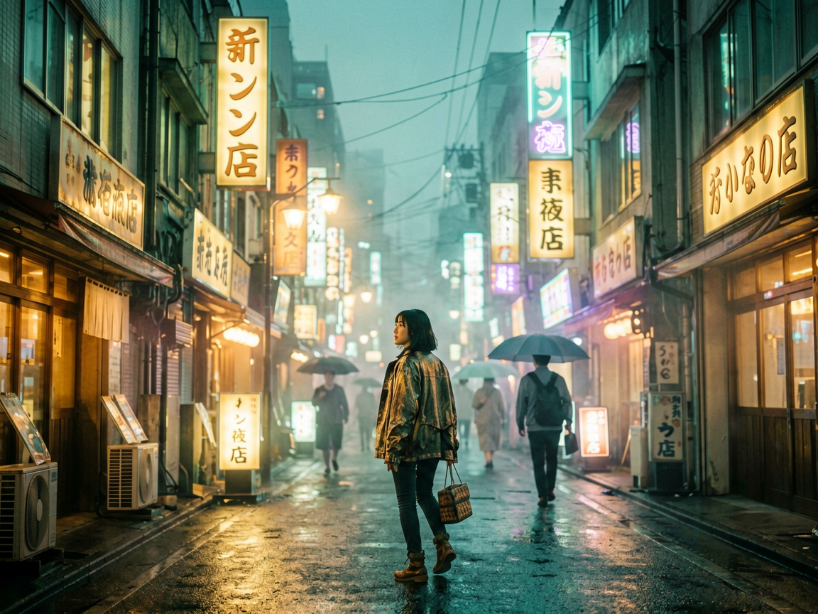 霓虹街区 AI素材 063
