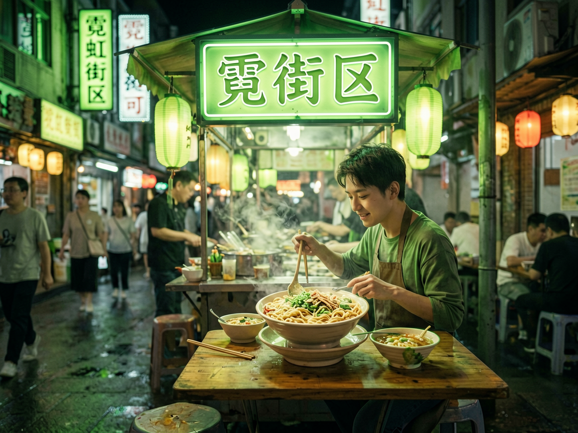 霓虹街区 AI素材 065