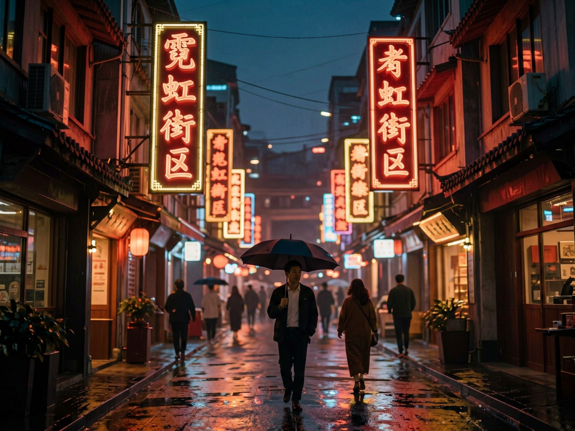 霓虹街区 AI素材 074