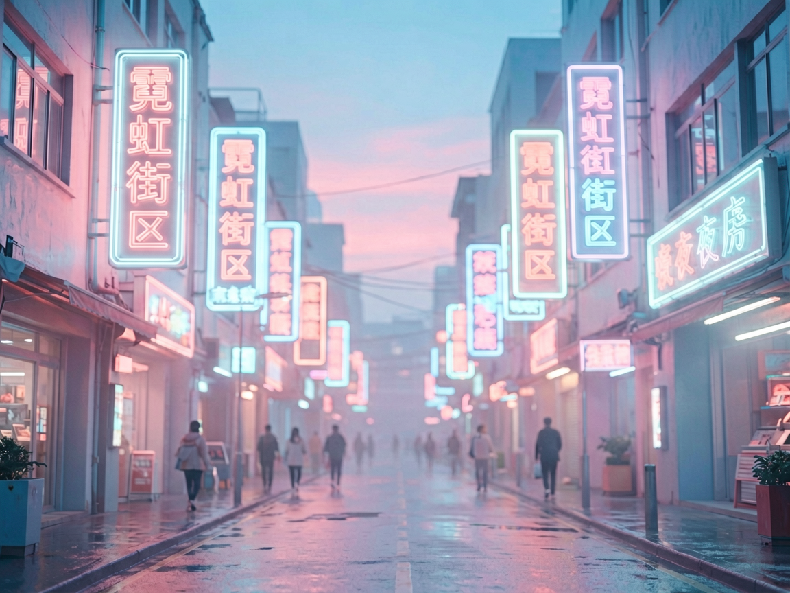 霓虹街区 AI素材 089