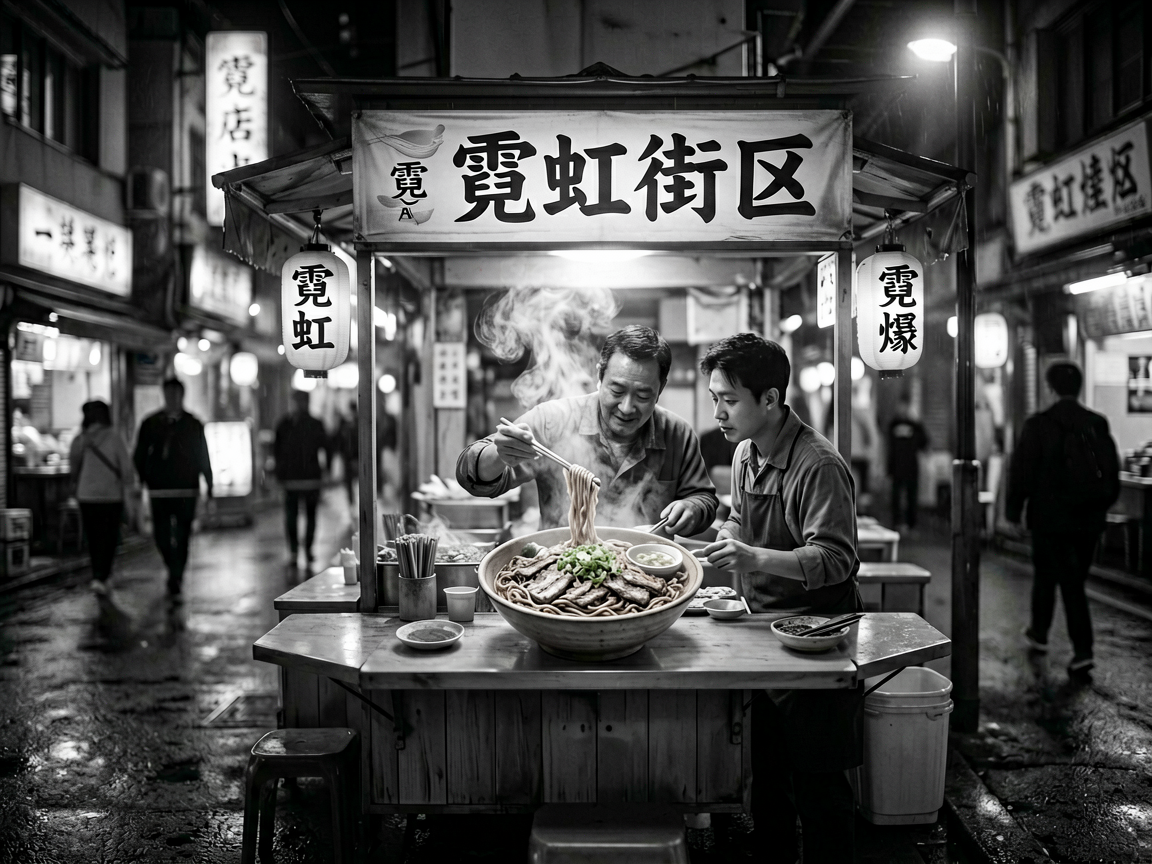 霓虹街区 AI素材 090