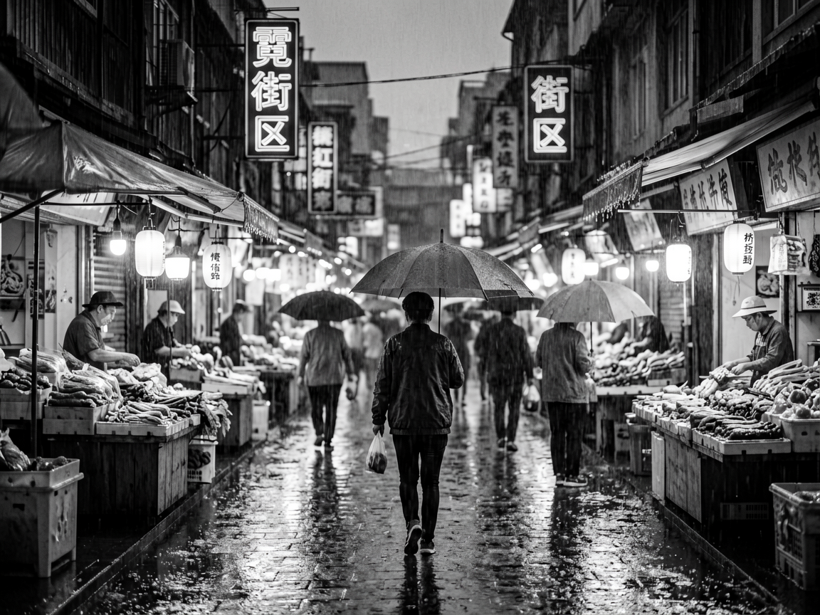霓虹街区 AI素材 097