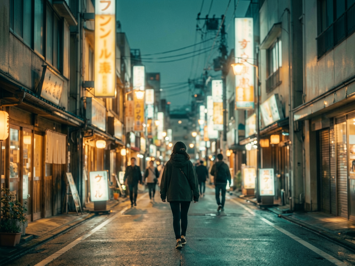 霓虹街区 AI素材 098
