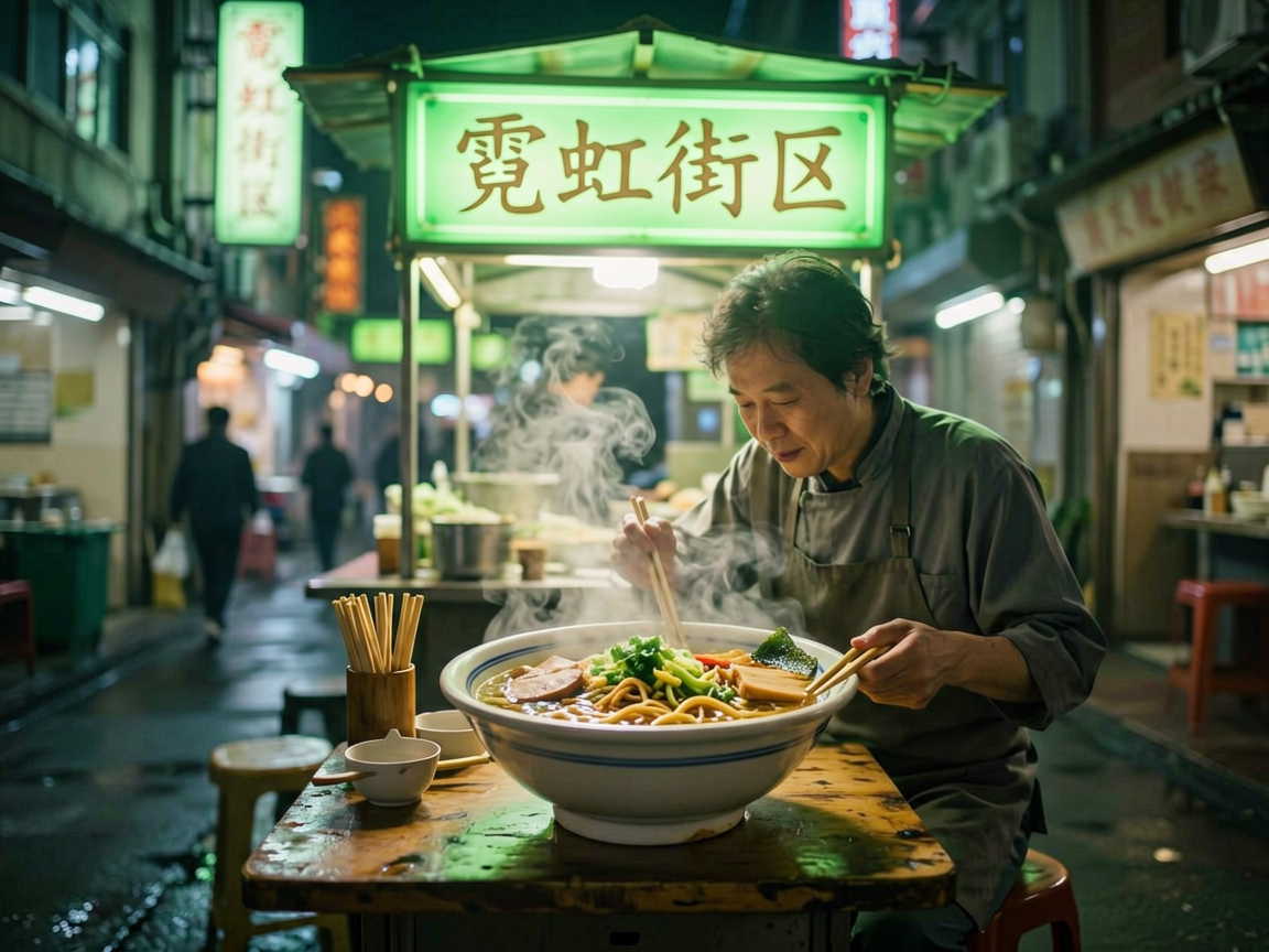 霓虹街区 AI素材 100