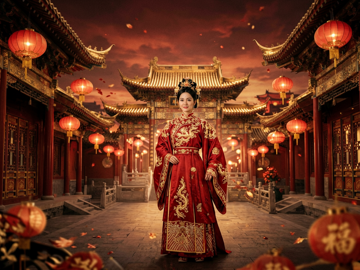 节日国风 AI素材 004