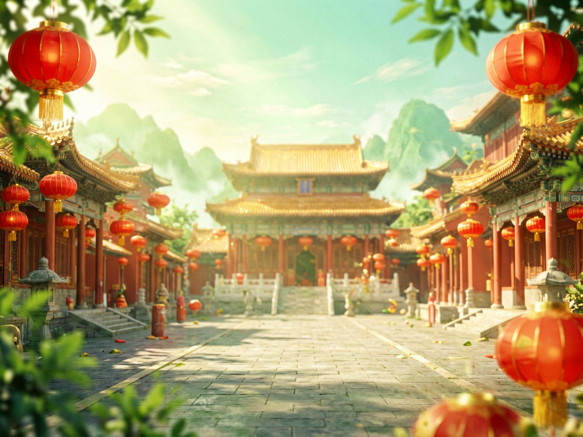 节日国风 AI素材 009
