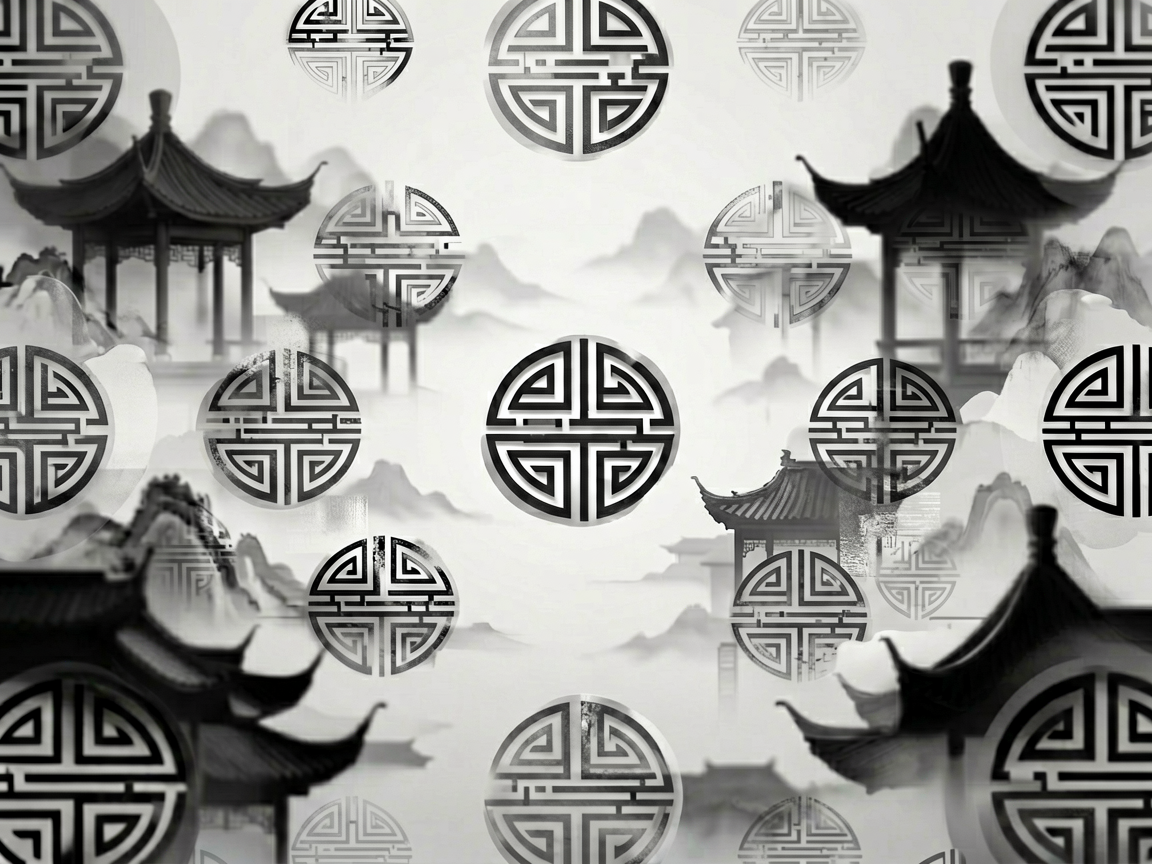 国潮纹样 AI素材 006