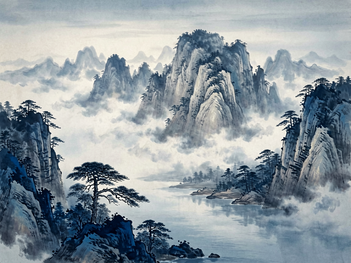山水古风 AI素材 001